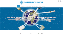 Desktop Screenshot of kve.se