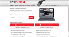 Desktop Screenshot of kve.cz